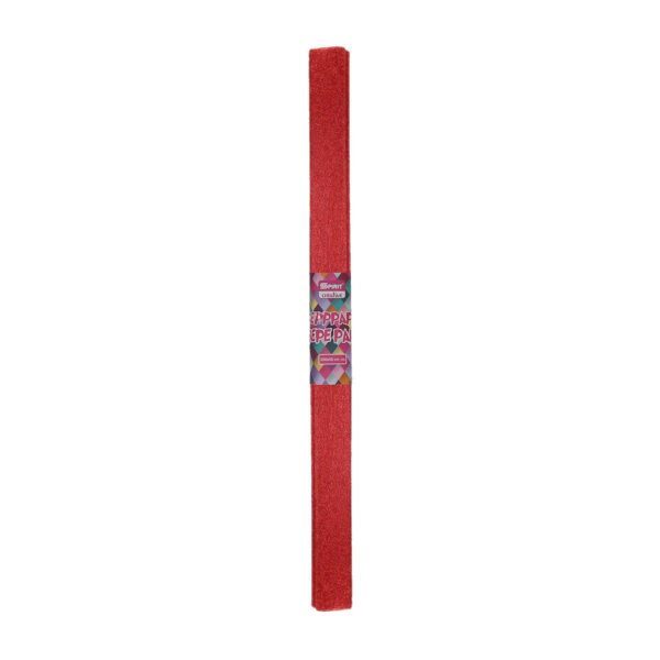 Metalik TTS krep papir u boji, dimenzije 200x50cm