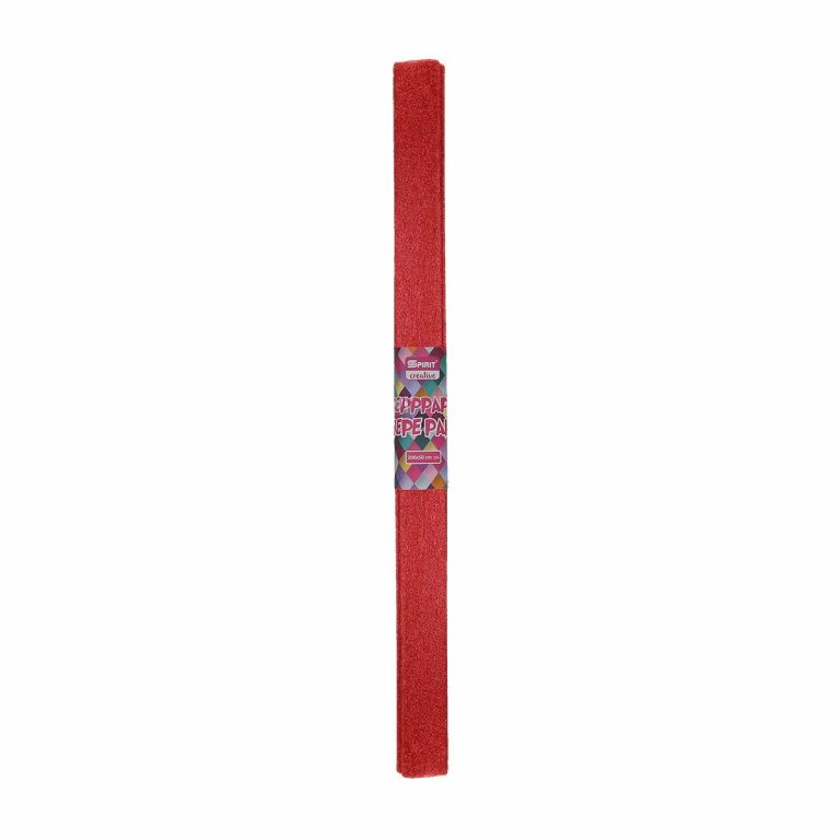 Metalik TTS krep papir u boji, dimenzije 200x50cm