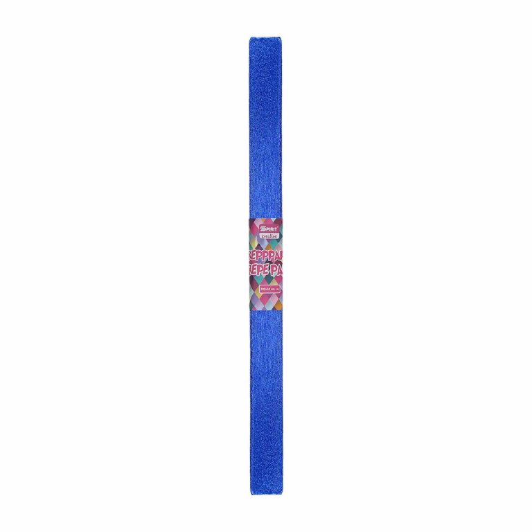 Metalik TTS krep papir u dimenzijama 200x50cm, savitljiv i sjajan za dekoraciju