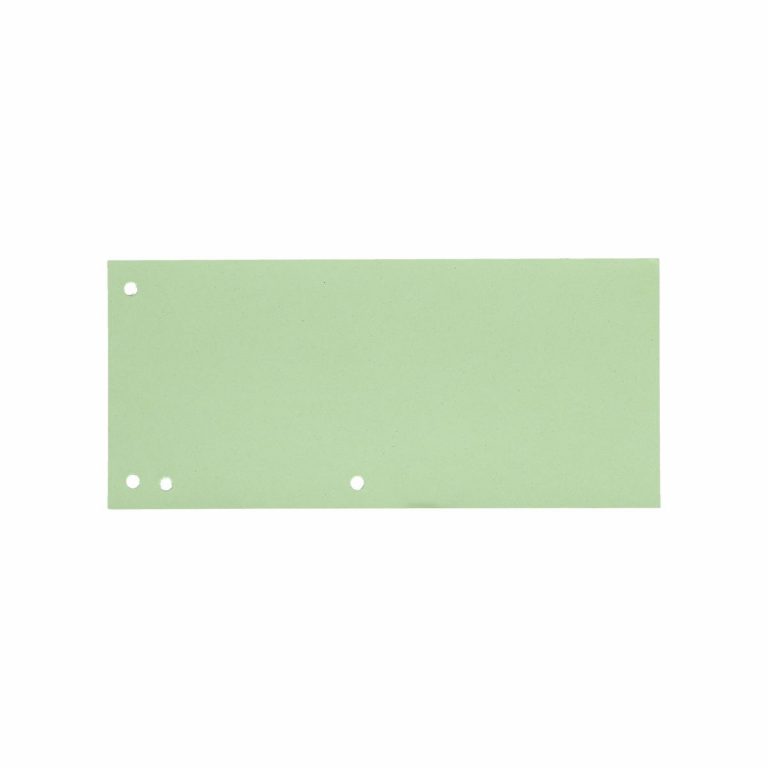 Zeleni kartonski TTO Index 235x105 mm sa 4 rupe za organizaciju dokumenata