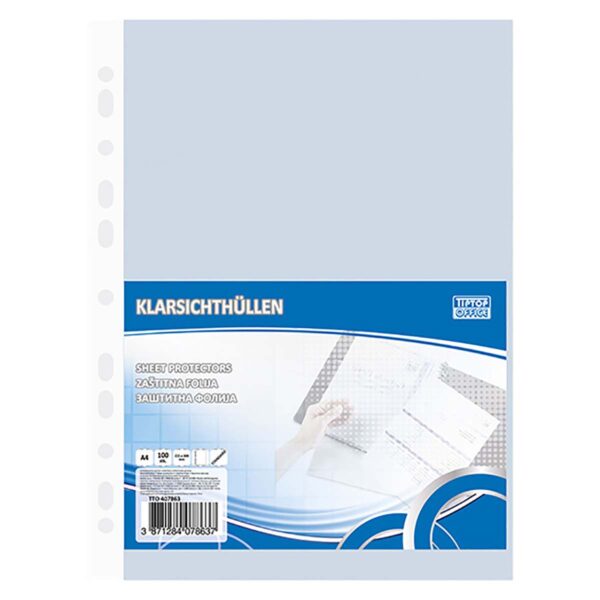 Prozirna TTO U folija Premium CN 100/1 za A4 dokumente