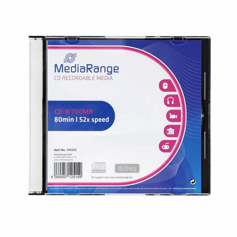 MR CD-R 1/1 52x 700MB pakovanje sa 10 komada