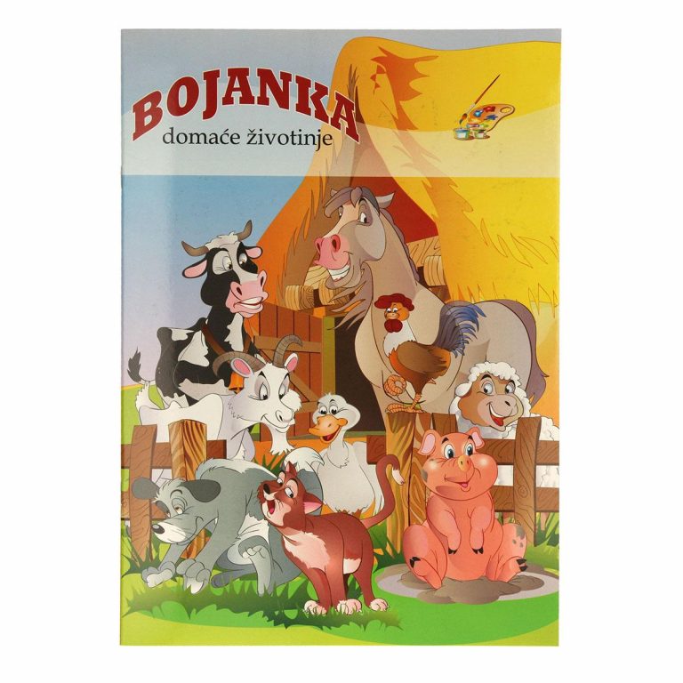 TTS bojanka za djecu sa slikama domaćih životinja