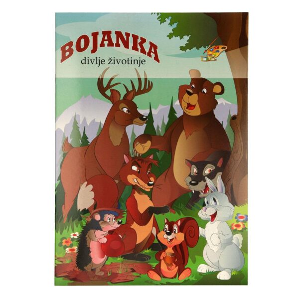 TTS bojanka divlje životinje sa slikama lavova, slonova i drugih životinja za djecu