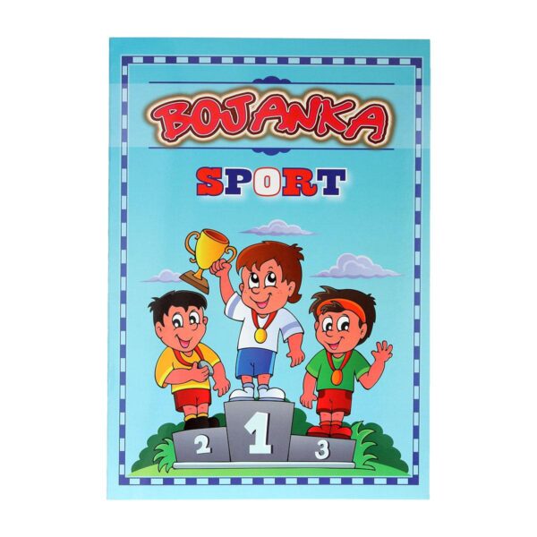 Dječija bojanka TTS Sport sa ilustracijama različitih sportova