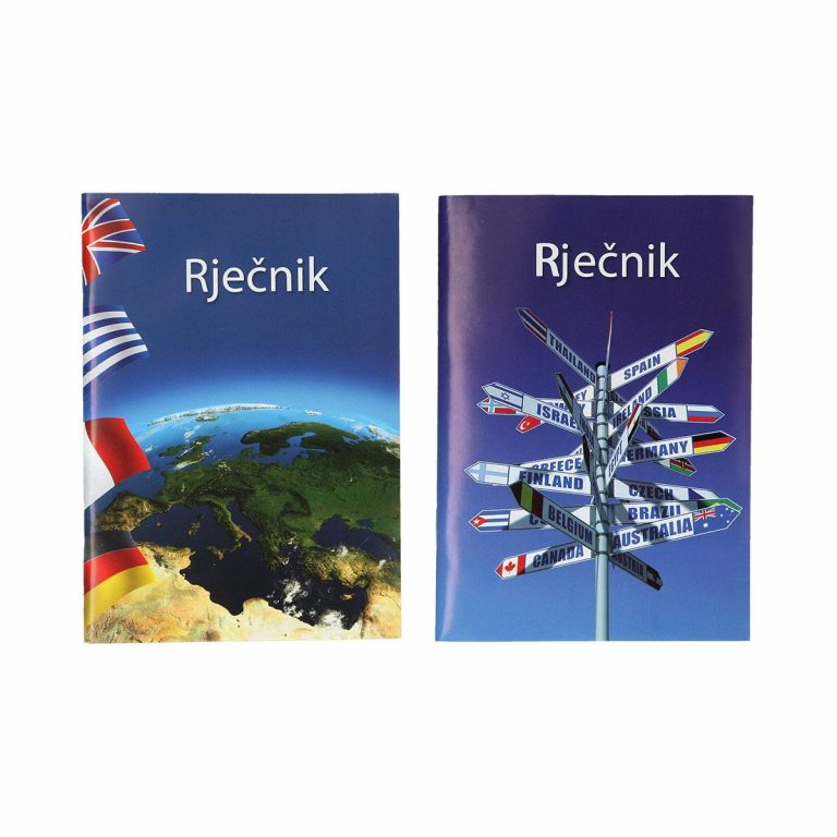TTS rječnik sa tri kolone i 32 lista, dimenzije 105x156mm