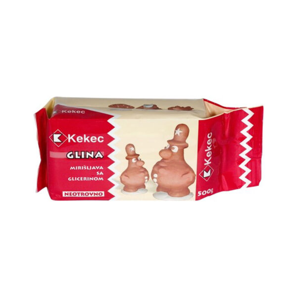 KE Glina Mirisna 500g u bijeloj i terracotta boji, dermatološki testirana