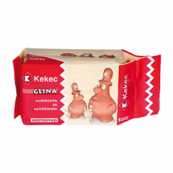 KE Glina mirisna 500g u beloj i terracotta boji, dermatološki testirana
