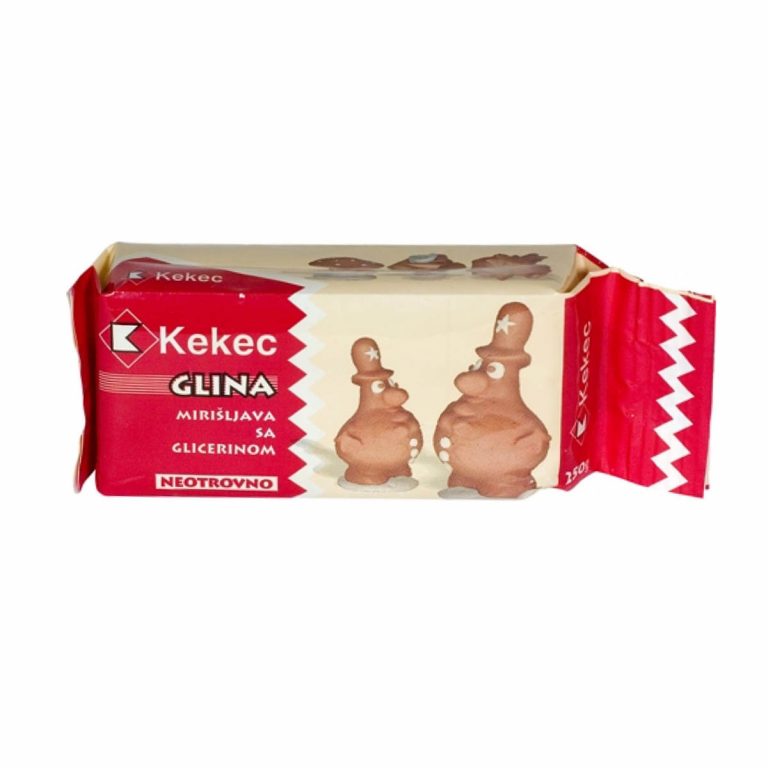 KE Glina mirisna 250g u beloj i terracotta boji, dermatološki testirana