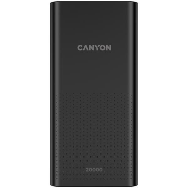 CANYON PB-2001 Crni Power Bank 20000mAh sa USB ulazom i izlazom