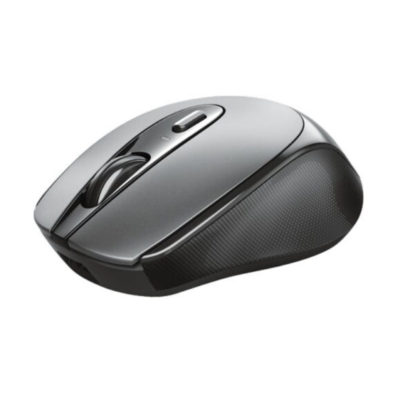 Crni Trust Zaya wireless miš sa Type-C punjačem i ergonomskim dizajnom