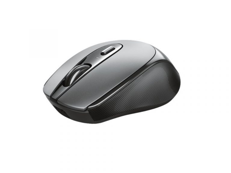 Crni Trust Zaya wireless miš sa Type-C punjačem i ergonomskim dizajnom