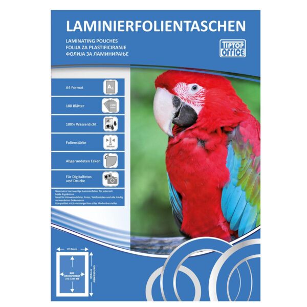 Transparentna TTO folija 125mic A4 za laminiranje dokumenata