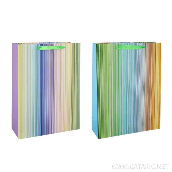 SB Vrećica XL Classic 3 sa motivom linija, dimenzije 31x42x12cm