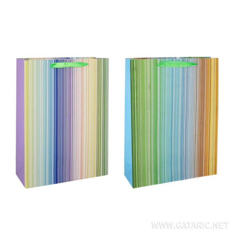 SB Vrećica XL Classic 3 sa motivom linija, dimenzije 31x42x12cm