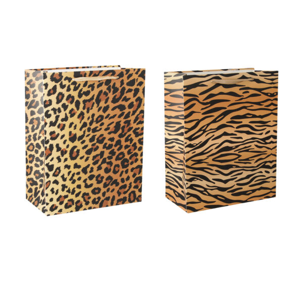 SB vrećica L sa Animal Print motivom, dimenzije 26x32x12cm