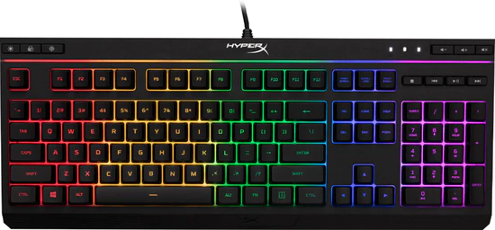 HyperX Alloy Core RGB gaming tastatura sa bijelim kućištem i RGB osvetljenjem