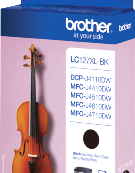 Originalna Brother LC127XL BK tinta za inkjet štampače, pakovanje sa kapacitetom od 1200 stranica