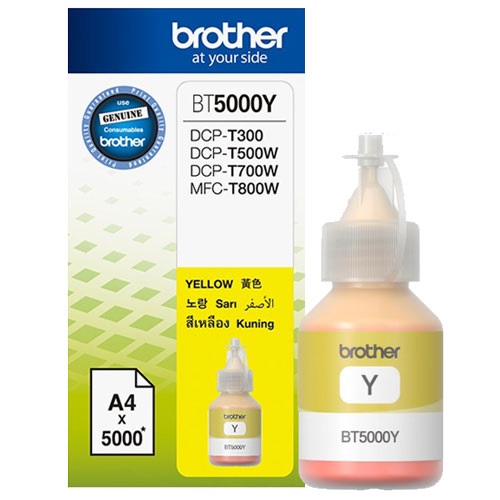 Originalna Brother tinta BT5000 Y u pakovanju od 5.000 strana