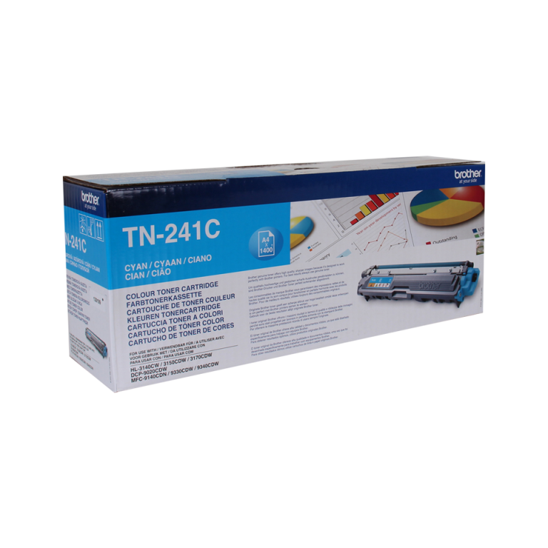 Original Brother toner TN-241C u pakovanju za štampače