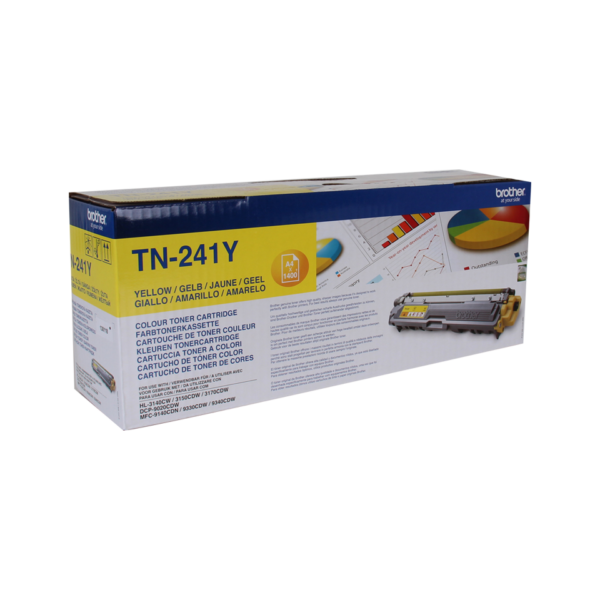 Original Brother toner TN-241Y za laser štampače, kapacitet 1400 stranica