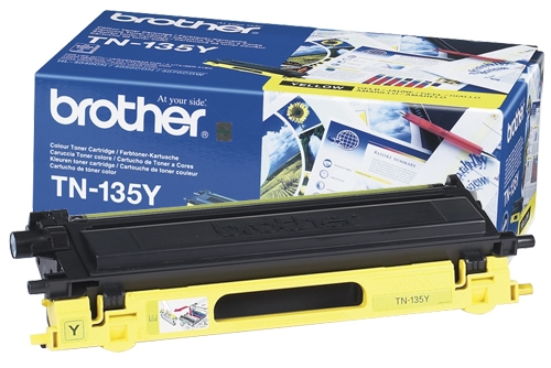 Originalni Brother toner TN-135Y za laserske štampače, kapacitet 4000 stranica