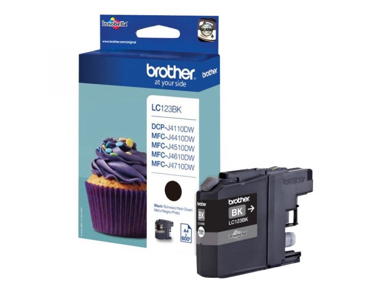 Originalna Brother LC123BK tinta za inkjet štampače, pakovanje od 600 stranica