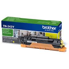 Original Brother toner TN-243Y u pakovanju za DCP-L3510CDW i druge laser štampače