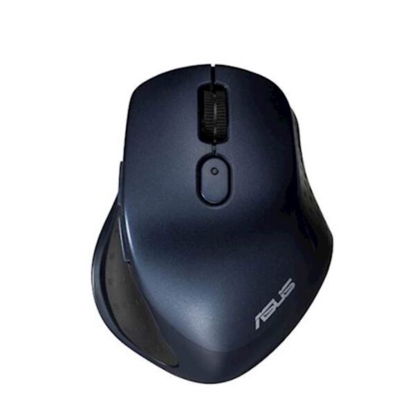 ASUS MW203 plavi računarski miš na beloj podlozi