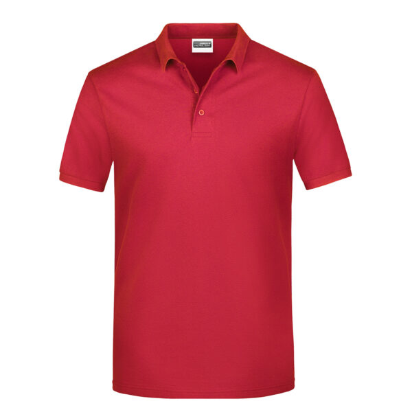 JN Majica POLO Basic M u crvenoj boji, prednji pogled