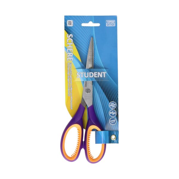 TTO makaze 21cm sa ergonomskim gripom u sortimentu boja