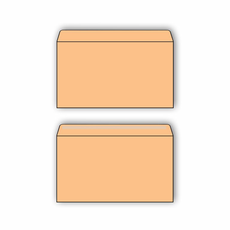 Žuta koverta B5 sa strip dizajnom, dimenzije 1/1