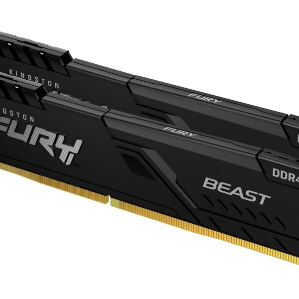 Kingston FURY Beast 16GB DDR4 3200MHz RAM memorija sa crvenim hladnjakom