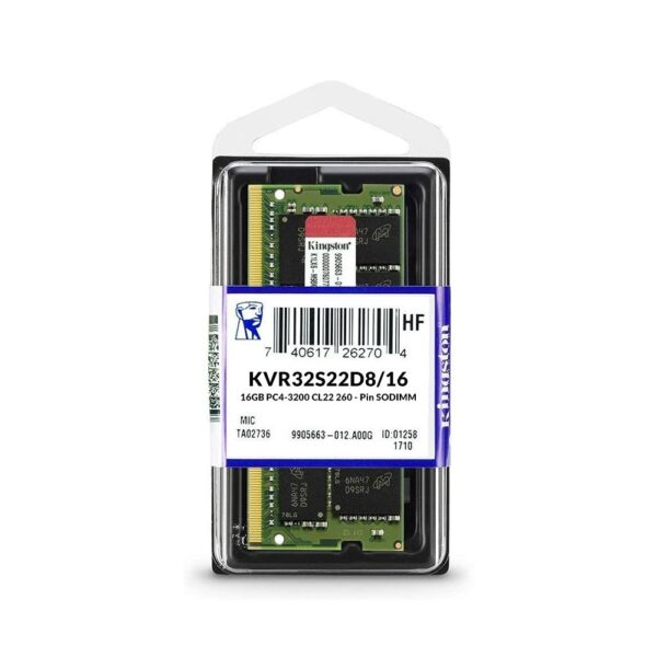 Kingston 16GB DDR4 SODIMM RAM memorija sa 3200MHz frekvencijom
