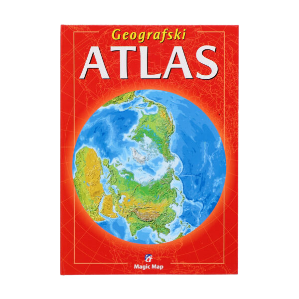 MAGIC Geografski Atlas TP Latini sa tvrdim povezom, školski atlas