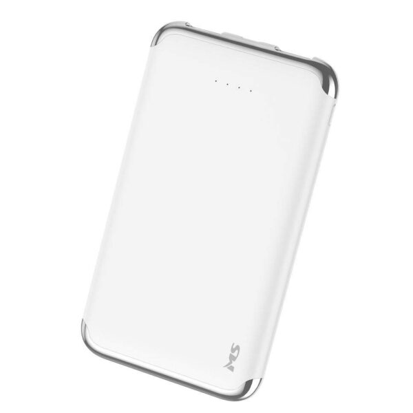MS BANK S500 bijeli power bank sa kapacitetom od 6000 mAh