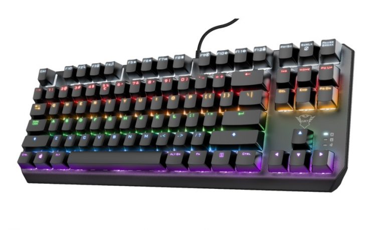 Trust GXT834 TKL mehanička gaming tastatura sa RGB osvjetljenjem tipki