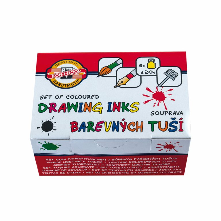 KN Tuš Set 6/1 20g - pakovanje tuš tinte za crtanje