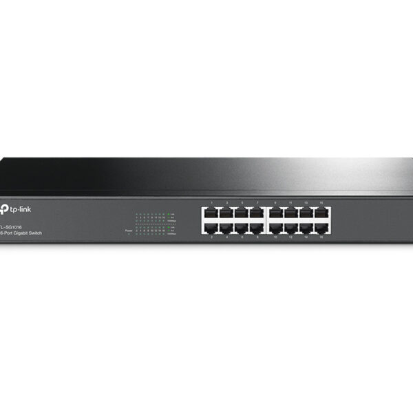 TP-Link TL-SG1016 Gigabit Switch sa 16 RJ45 portova u rackmount kućištu