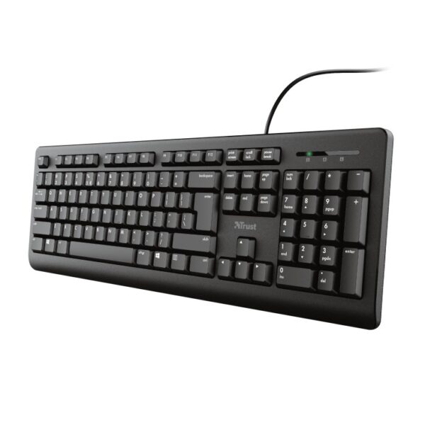 Crna Trust Primo tastatura sa USB konektorom i BS/SR/HR rasporedom tipki