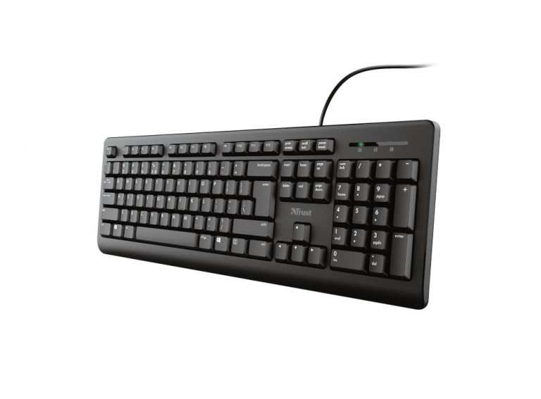 Crna Trust Primo tastatura sa USB konektorom i BS/SR/HR rasporedom tipki