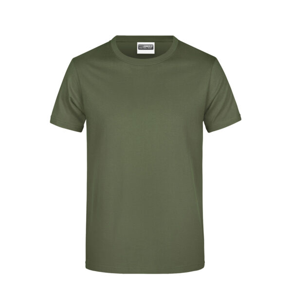 James & Nicholson majica SINGL Basic S u maslinastoj boji