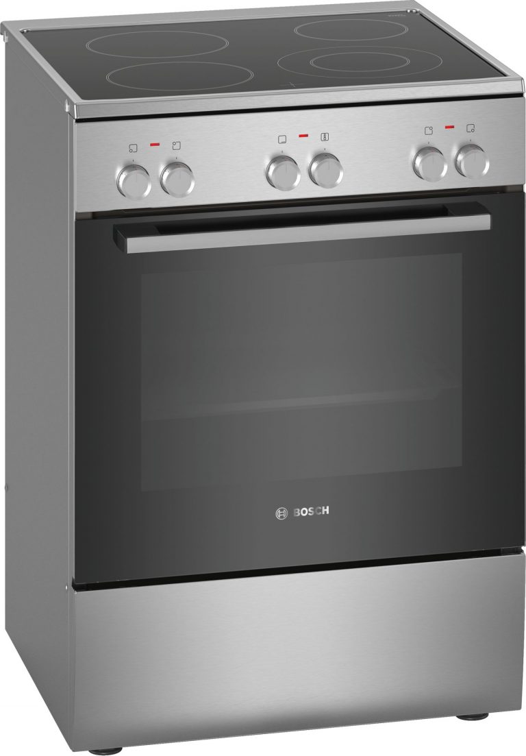 BOSCH električni štednjak Serie 2 sa INOX površinom i stakleno-keramičkom pločom