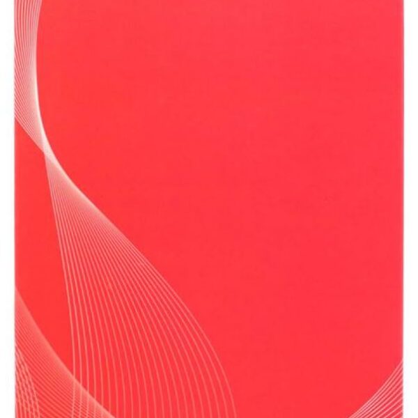 Crveni TTO držač papira Abstract A4 sa modernim dizajnom