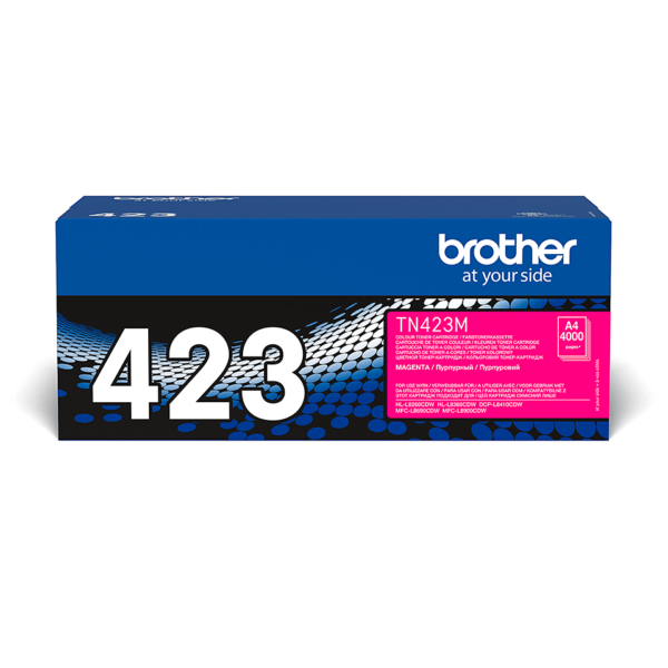 Original Brother toner TN-423M u pakovanju za štampače HL-L8260CDW, DCP-L8410CDW i druge modele