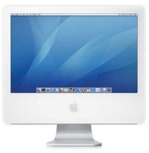 Polovni IMAC 17" A1195 računar sa belim kućištem i ekranom