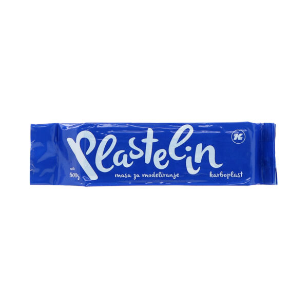 EK Plastelin 500g plave boje, mekan i savitljiv za kreativne projekte