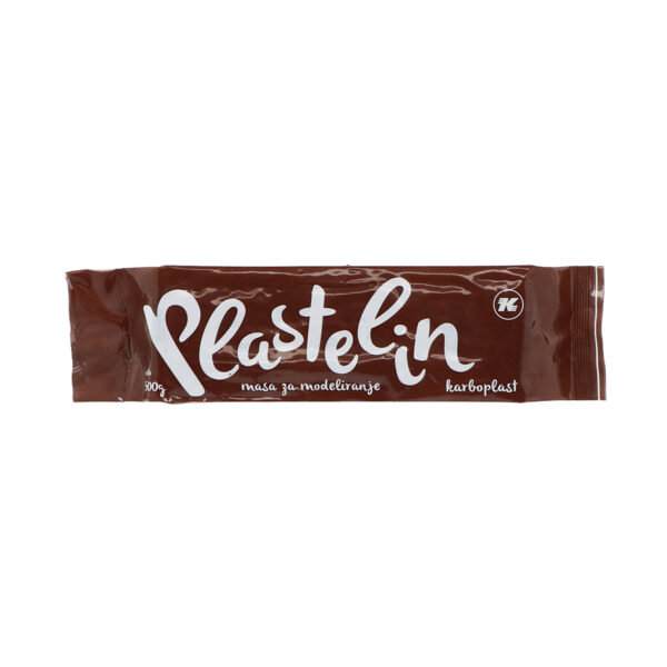 EK Plastelin 500g Smeđi - pakovanje smeđe modeline za kreativne aktivnosti