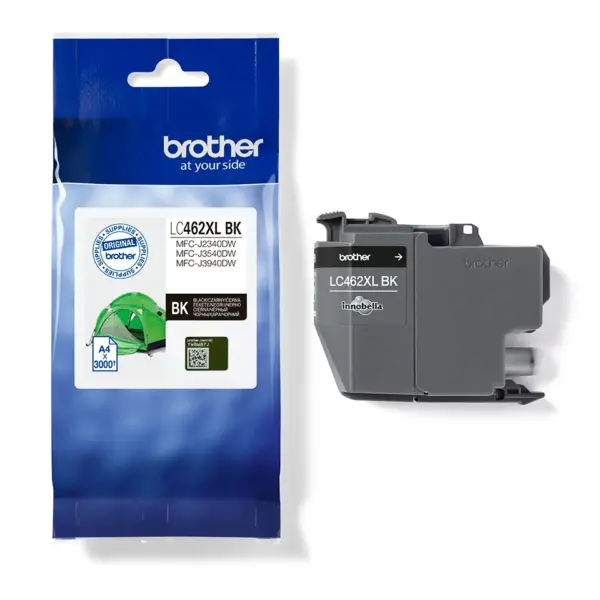 Originalna Brother LC462XLBK tinta za inkjet štampače u pakovanju