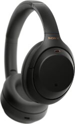 Sony WH1000XM4 bezžične slušalice u crnoj boji sa torbicom i kablom